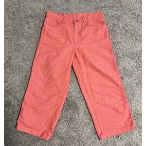 VTG Womens LEVIS Red Tab 577 NOUVEAU CAPRI Jeans Loose Fit Red Sz 10 Irregular